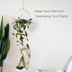 Iron Ring Flower Wreath Wall Hanging Flower Pot