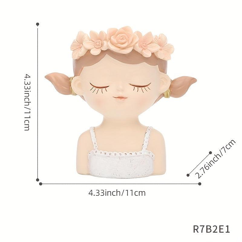 Flower Fairy Garden Statue Resin Ornament Decoration