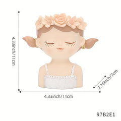 Flower Fairy Garden Statue Resin Ornament Decoration