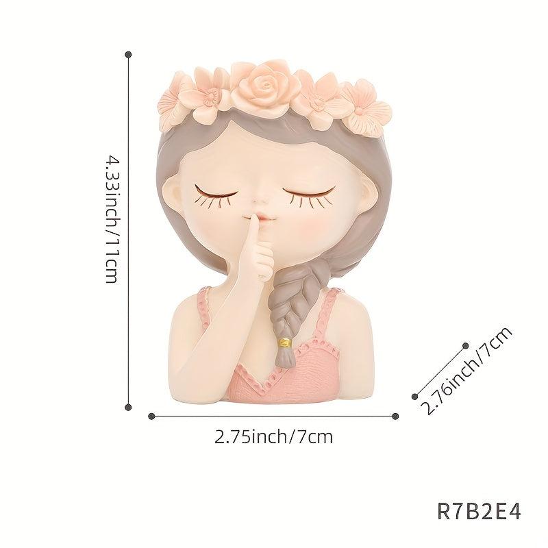 Flower Fairy Garden Statue Resin Ornament Decoration