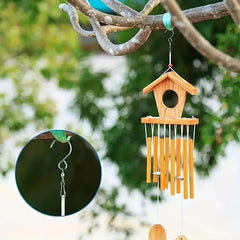 6pcs Rotating Wind Chime Hooks Stainless Steel for Hanging