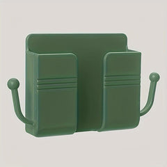 Wall Storage Box Phone Holder Remote Control Organizer Wall Mount