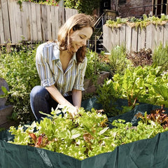 1pc Elevated Garden Flowerpot Fabric Bed 6 Mesh Raised Vegetable Growth Bags
