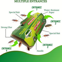 10pcs Cockroach Trap Sticker Bug Sticky Board Pest Control