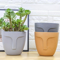 Plastic Flower Pot Melamine Plant Pot Home Garden Decor