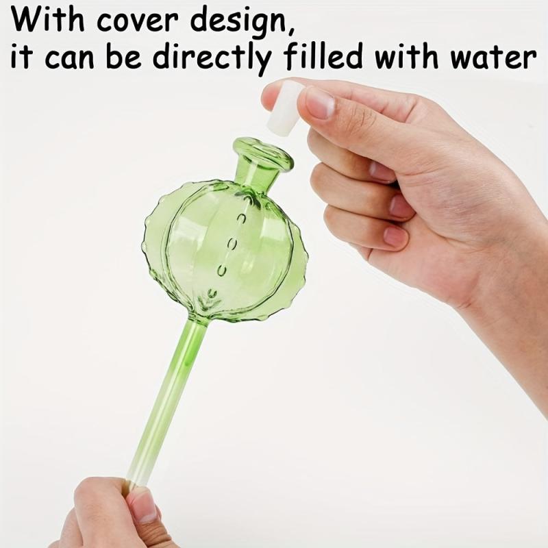 3pcs Cactus Self Watering Planter Insert Glass Plant Watering Globes