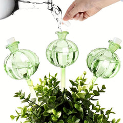 3pcs Cactus Self Watering Planter Insert Glass Plant Watering Globes
