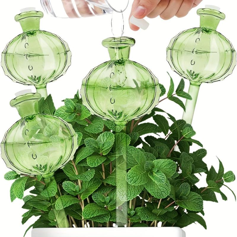 3pcs Cactus Self Watering Planter Insert Glass Plant Watering Globes
