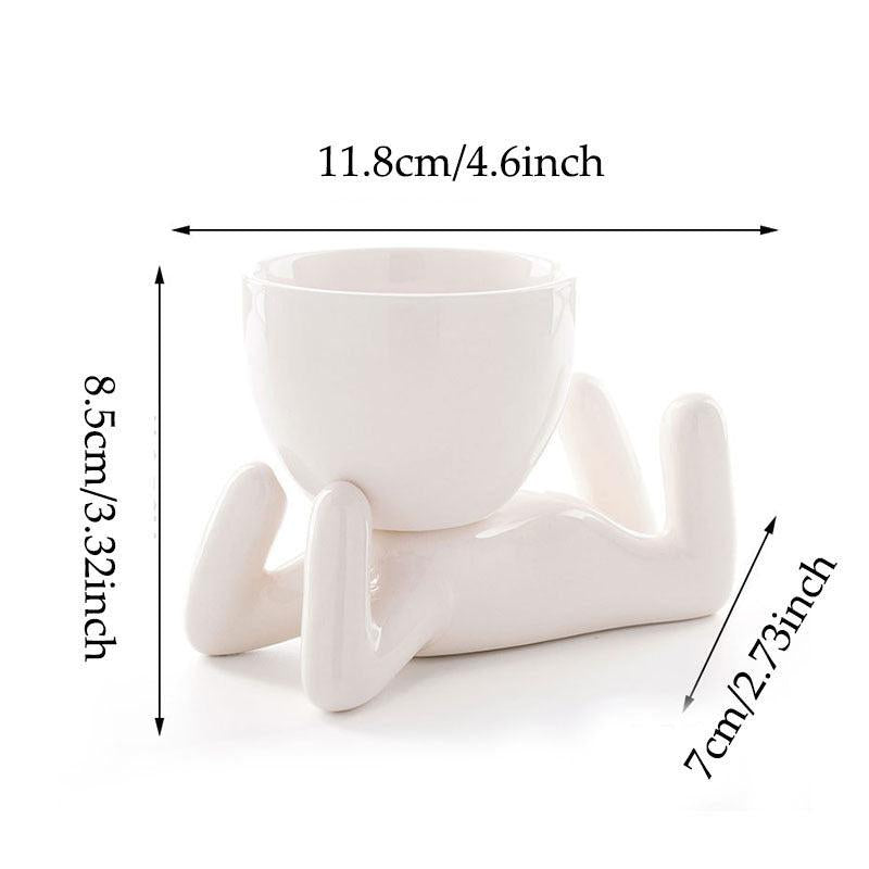 Nordic Succulent Plant Pot Ceramic Ornaments for Office