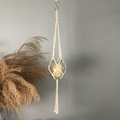 Macrame Plant Hanger Indoor Flower Pot Holder Hanging Planter Basket