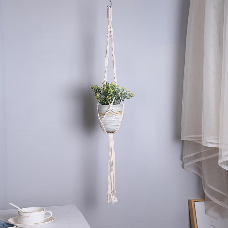 Macrame Plant Hanger Indoor Flower Pot Holder Hanging Planter Basket