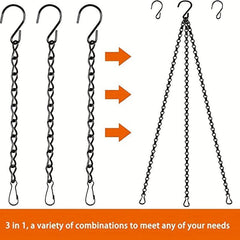 Hanging Chain for Bird Feeders, Birdbaths, Planters, Lanterns