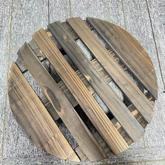 Wood Plant Caddy Heavy Duty Rolling Stand Indoor Outdoor Flower Pot