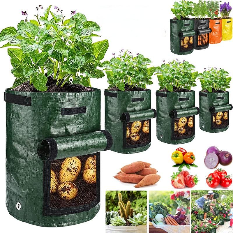 DIY Fabric Grow Pot for Outdoor Potato Gardening