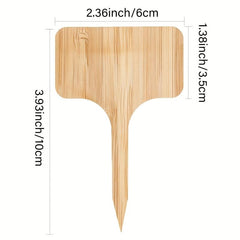 20 Bamboo Plant Labels Durable & Attractive Garden Labeling
