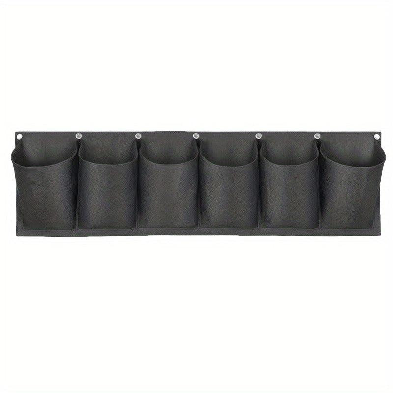 Vertical Planter Hanging Bag 6 Pockets for Garden Home Decoration