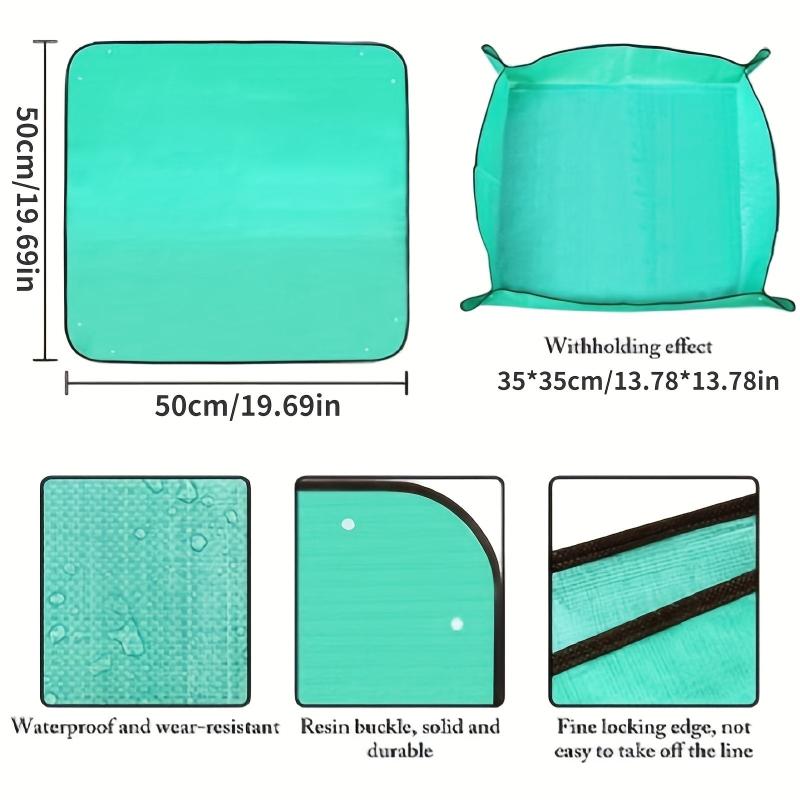2pcs 50 Plant Potting Mats Waterproof Foldable Easy Transplanting
