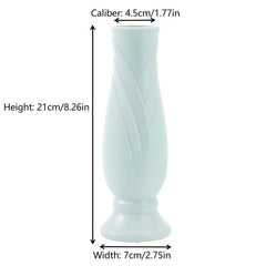 1pc Plastic Vase Creative Petal Shaped Vase Anti-drop Home Decoration