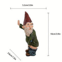 Resin Garden Gnome Statue Christmas Gift Ornaments