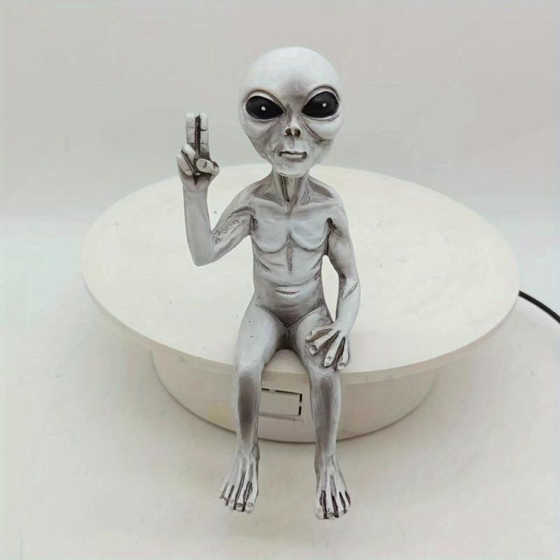 Alien Resin Ornament for Garden, Forest, Lawn