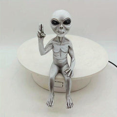 Alien Resin Ornament for Garden, Forest, Lawn