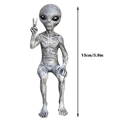 Alien Resin Ornament for Garden, Forest, Lawn