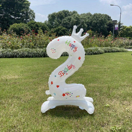 Standing Digital Balloon Crown Printed DIY Creative Small Gift