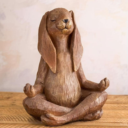 Rabbit Figurine Garden Decor & Meditation Gift