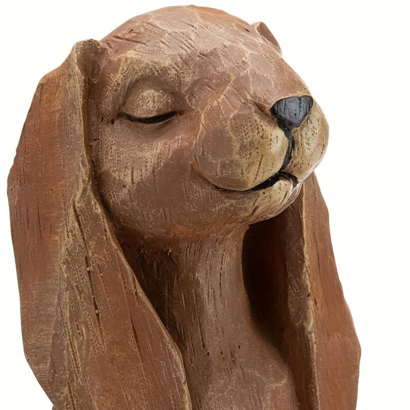 Rabbit Figurine Garden Decor & Meditation Gift