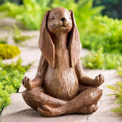 Rabbit Figurine Garden Decor & Meditation Gift