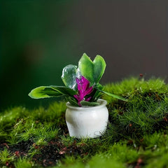 4pcs Dollhouse Plant Models for Patio Lawn & Yard Art Decoration