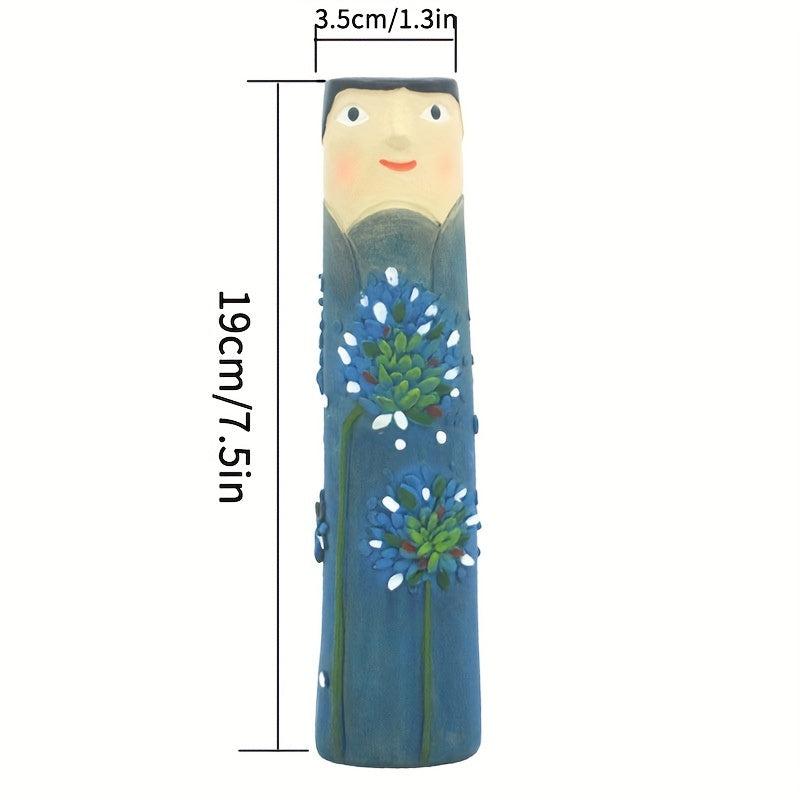 Women Resin Vase Rustic Boho Home Decor