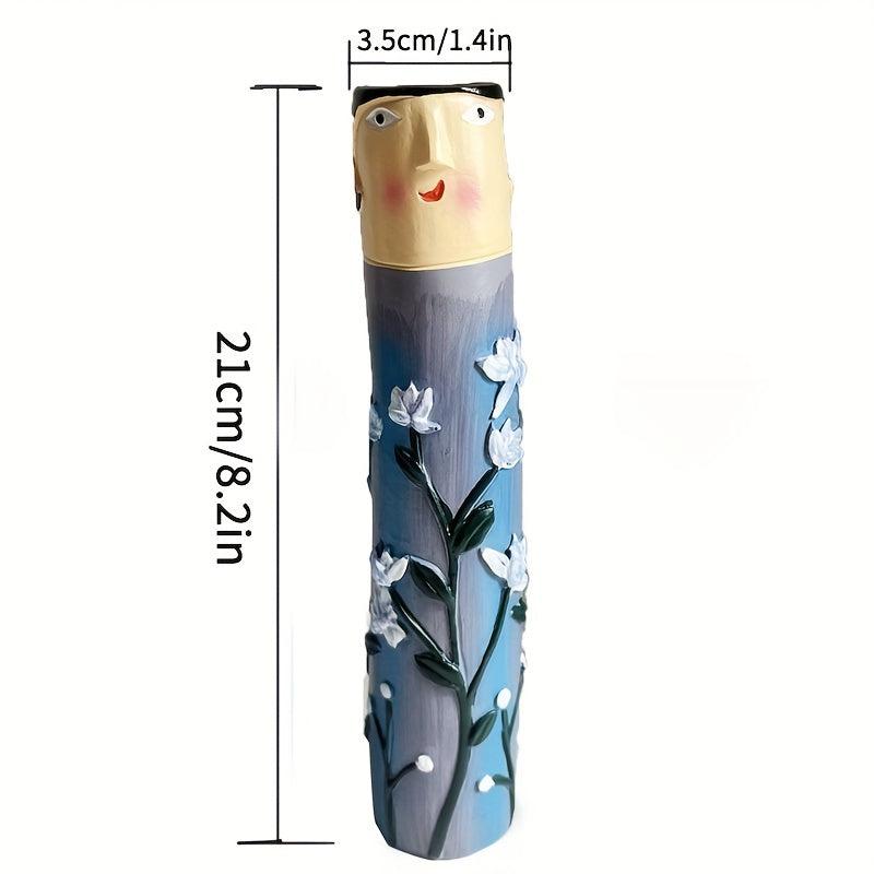 Women Resin Vase Rustic Boho Home Decor