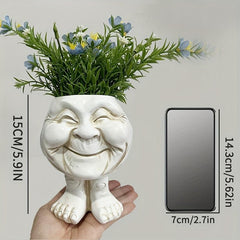 Magical Muggle Head Planter for Your Garden
