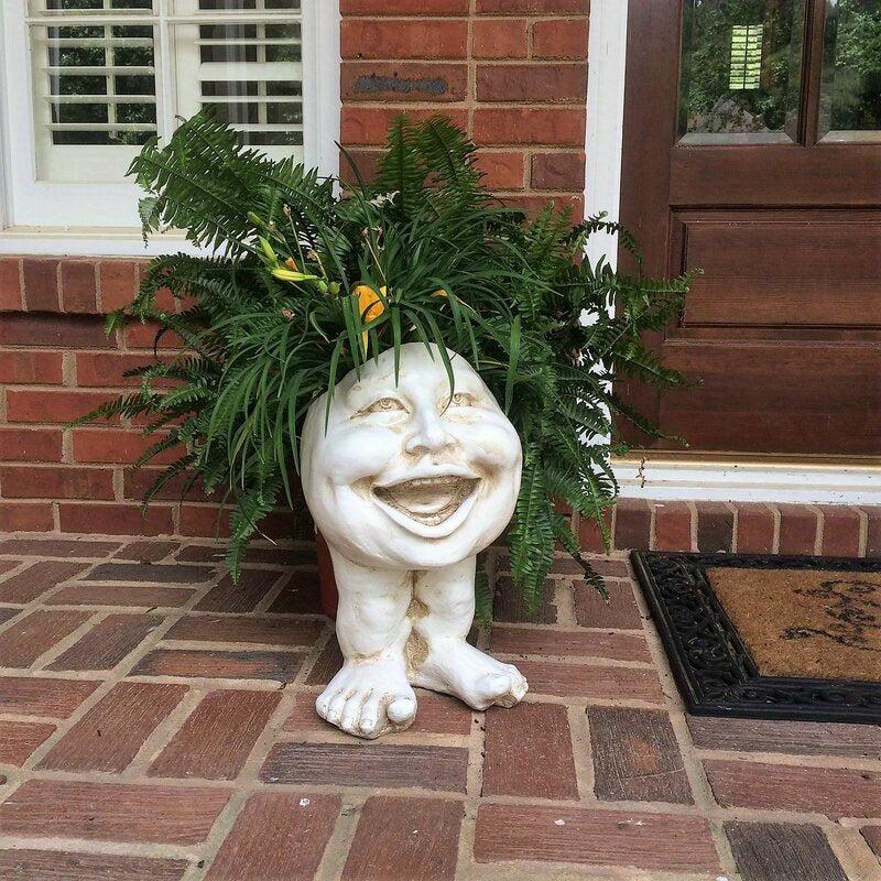 Magical Muggle Head Planter for Your Garden