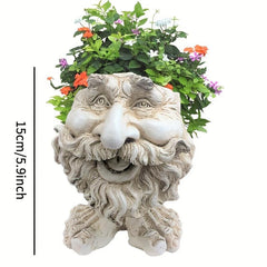 Magical Muggle Head Planter for Your Garden