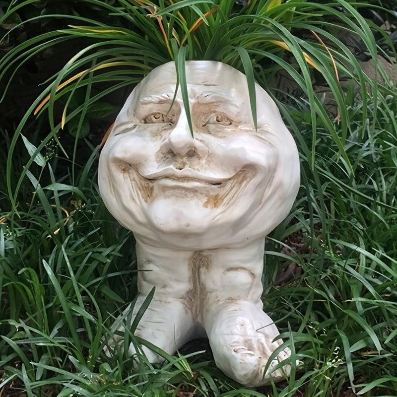 Magical Muggle Head Planter for Your Garden