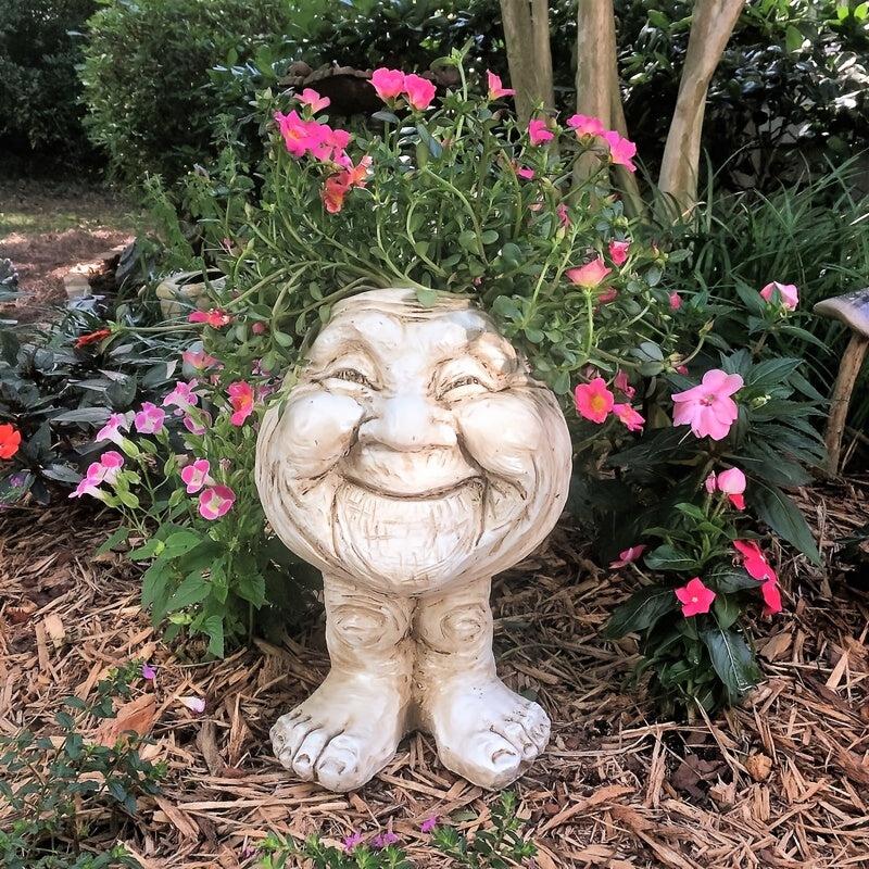Magical Muggle Head Planter for Your Garden