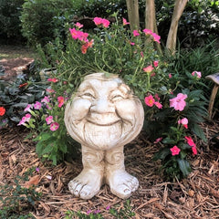 Magical Muggle Head Planter for Your Garden