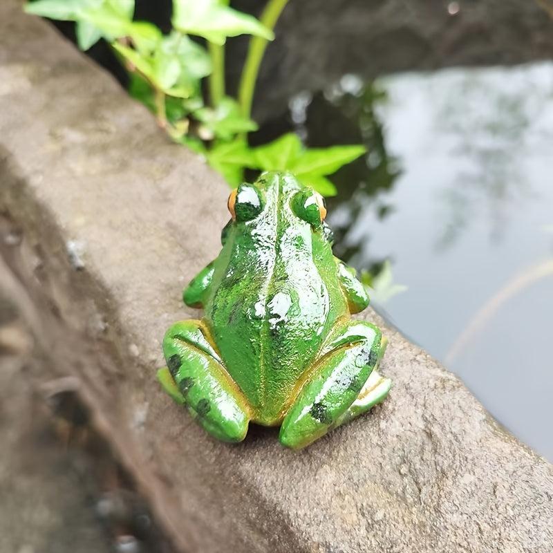 Mini Frog Ornaments for Bonsai Succulent Decor