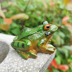 Mini Frog Ornaments for Bonsai Succulent Decor
