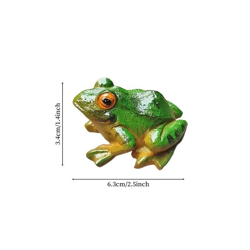 Mini Frog Ornaments for Bonsai Succulent Decor