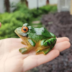 Mini Frog Ornaments for Bonsai Succulent Decor
