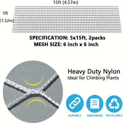 DIY Plant Support Net for Climbing Plant 5-15ft