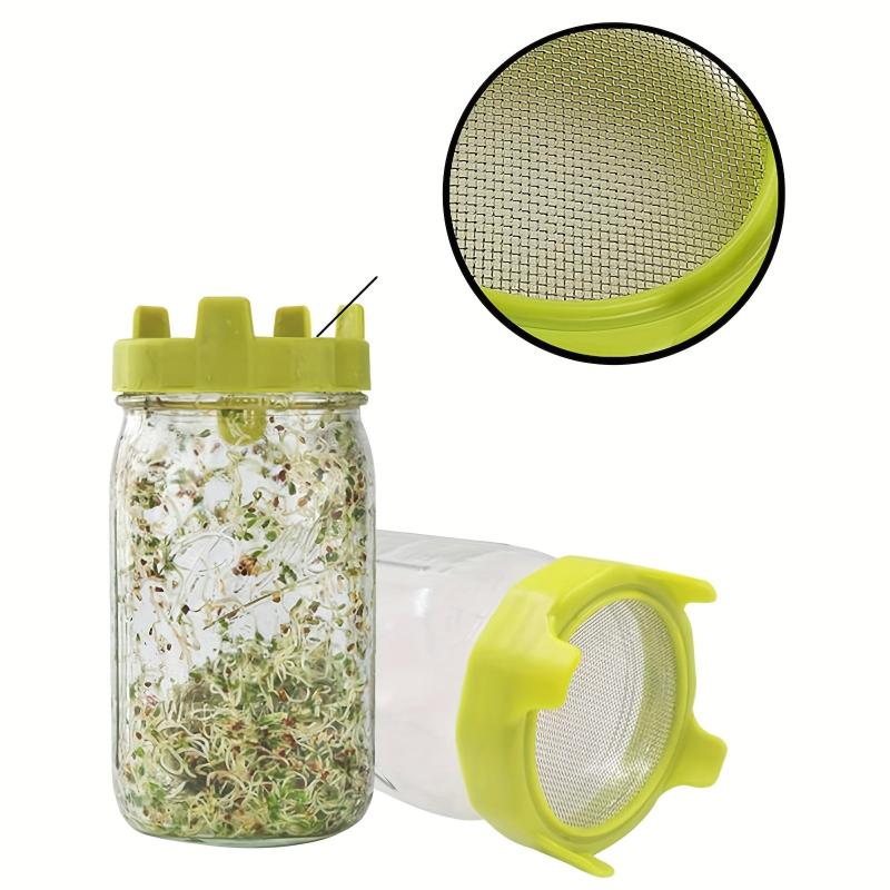 DIY Sprouting Lid Kit for Healthy Home-Grown Sprouts