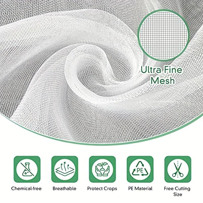 Insect Bird Barrier Netting Mesh Garden Bug Netting Plant Cover 9.8x19.7ft