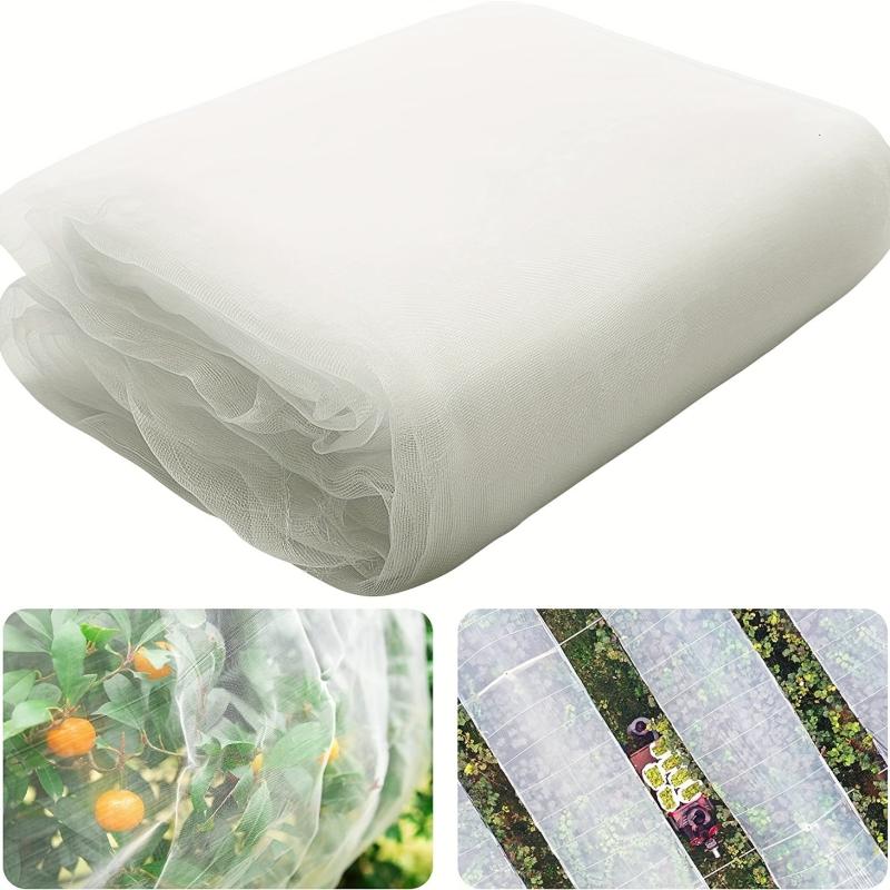 Insect Bird Barrier Netting Mesh Garden Bug Netting Plant Cover 9.8x19.7ft