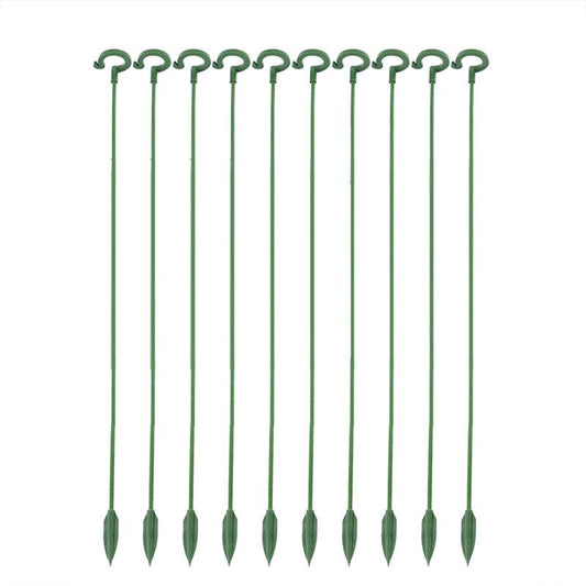 10pcs Flower Plant Support Rods for Home Gardening & Living Room Decor