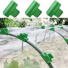 12pcs Greenhouse Clamps for Plant Stakes Shading Net Tunnel Hoop Clips