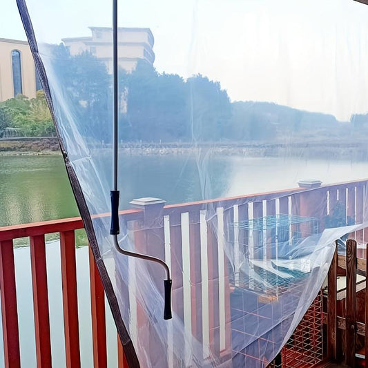 Clear Waterproof Tarpaulin Transparent Tarp Cover PE Film with Grommets